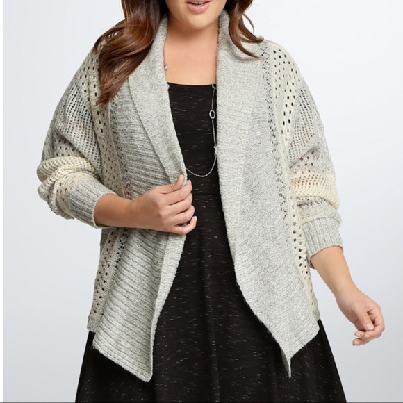 torrid Sweaters - Torrid Open StitchColor Block Cardigan Sweater 3